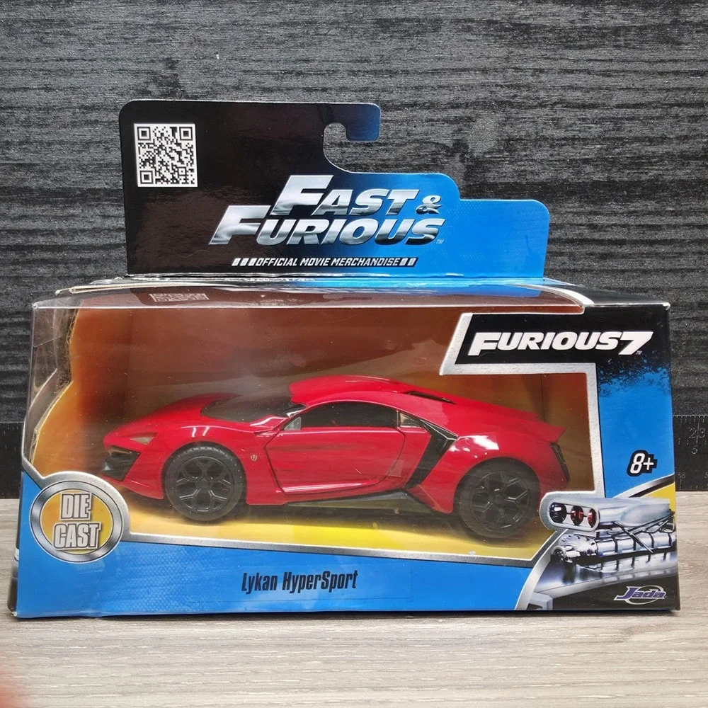 Jada Toys Lykan HyperSport Fast and Furious 7 Series - 97386 New In Box Red 1:32